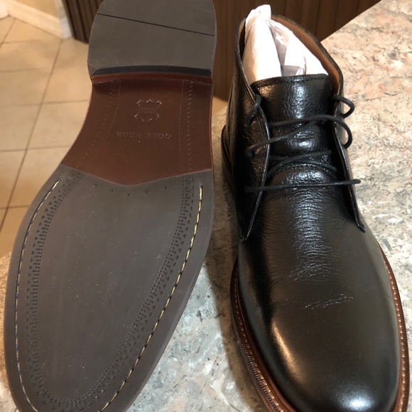 Cole Haan Black Leather Boots